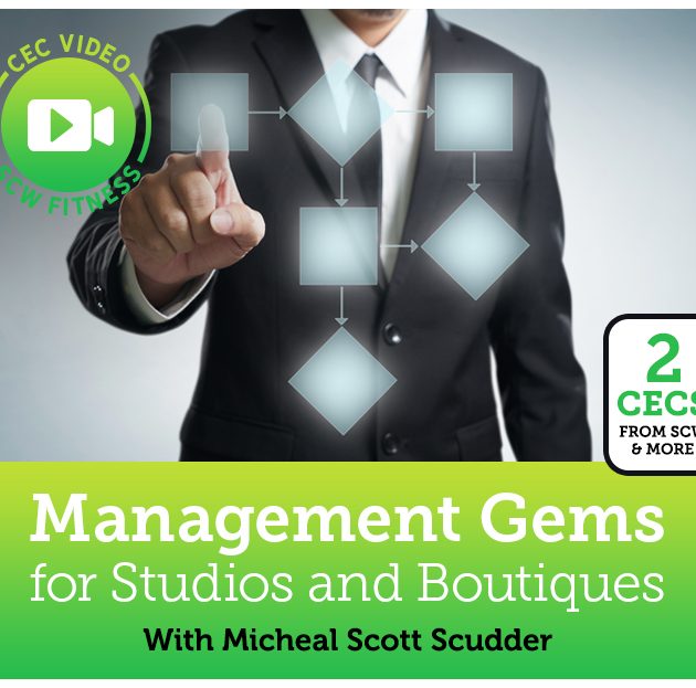 CEC Video Course: Management Gems for Studios and Boutiques